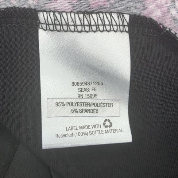 Covington Blouse Short Sleeve Pullover Purple and Black Size XL - Picture 6 of 6